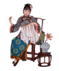 【免抠PNG素材篇】PNG古典工笔画人物素材 上 - 浪漫人生 - .