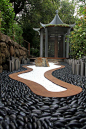 日式庭院 枯山水(282图)_@黑皮白鞋收集_花瓣建筑设计日式庭院，禅意造景与心境的共存218