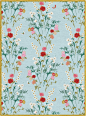 Flowers of Virtue Opal Blue - Hand Tufted Rug – Wendy Morrison