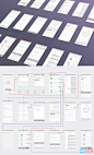 APP产品原型线框图欣赏和学习