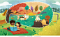 Didáticos - Somos Educação - 2017 : Ilustrações para abertura de capítulos de livros de educação infantil realizadas em 2017 para a Somos Educação. 