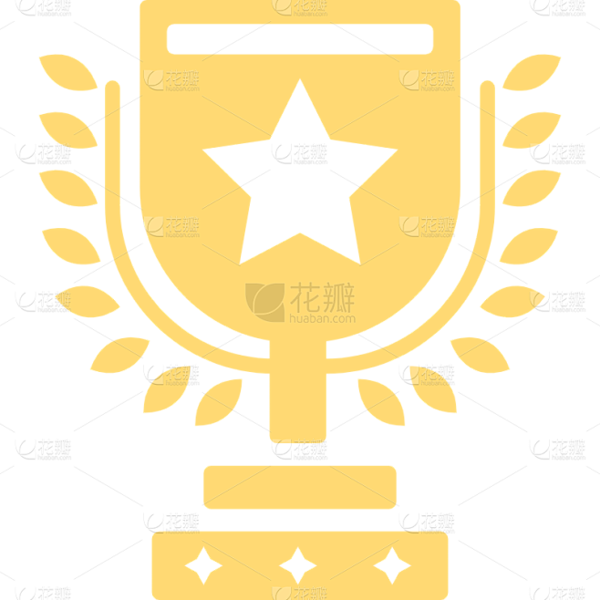 ICON-扁平奖杯奖牌电商图标7