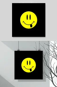 舌头笑脸大气高端表情包矢量素材-众图网