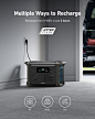 Amazon.com : Anker SOLIX F1500 Portable Power Station, 1800W Solar Generator, PowerHouse Design, 1536Wh Battery Generators for Home Use, LiFePO4 Power Station for Outdoor Camping and RVs (Solar Panel Optional) : Patio, Lawn & Garden