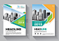 Business abstract vector template. Brochure design