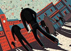 ◉◉ 微博@辛未设计 ⇦了解更多。  ◉◉【微信公众号：xinwei-1991】整理分享  。插画设计矢量插画扁平插画扁平风手绘插画 (2187).jpg