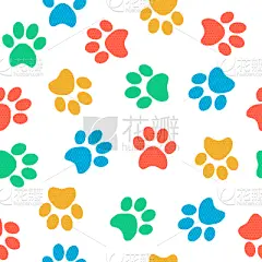 白色,动物,爪子,式样,色彩鲜艳,宠物,可爱的,脚印,脉搏图,设计
