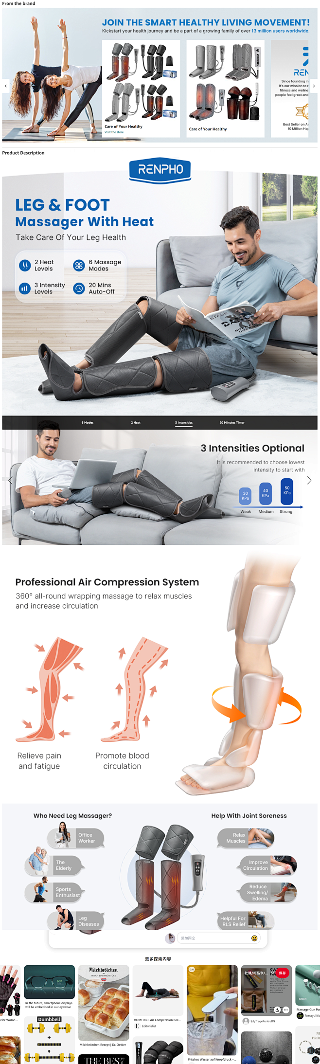 RENPHO Leg Massager ...