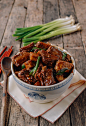 Braised Pork Ribs and Taro Stew, by thewoksoflife.com