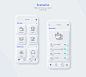 Smart Home. Neumorphism app concept : Smart Home is a home control application concept