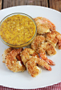 Coconut Shrimp with Orange Chia Marmalade