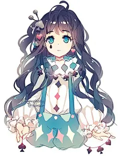 漫画 动漫 插画 壁纸 黑桃皇后~~~