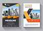 Business abstract vector template. Brochure design