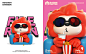 3D c4d cartoon Character design  cute Ip形象 lion 吉祥物