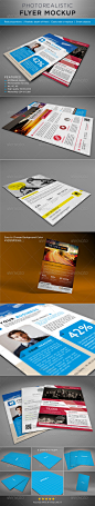 Photorealistic Flyer Mock-ups - GraphicRiver Item for Sale