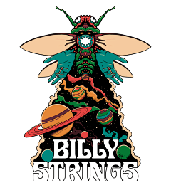 billy strings Cat Drawing  fantasy ILLUSTRATION  merchandising music poster Space  surreal