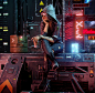 Quiet night, Volkan Kacar : Cyberpunk Series<br/>This is my last work,Created in 3D Coat,Marvelous designer and 3ds Max, rendering Corona Render