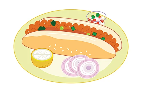 Hot Dogs of Asia for Lucky Peach : I feel super lucky to have recently worked on a series of "Hog Dogs of Asia" for Lucky Peach Magazine Online. It was one of the most interesting projects that I've ever worked on, since I am a big foodie. Howev