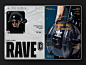 Adidas Rave - 由 Agum Satria 为 Plainthing Studio 设计的 Dribbble 标题网站