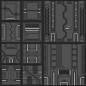 Neon Shadow Tile Concepts, Luke Viljoen : Tile  ideas for neon shadow