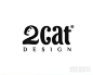 2 cat design两只猫标志设计欣赏