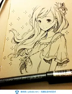 那些手稿里的美丽小情节 - 插画图片_插画师_插画壁纸_场景插画_yidodo.net - 意兜兜