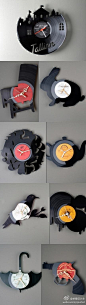 今天要介绍的这些是我见过的最漂亮的，也是制作最为精细的黑胶片挂钟。...