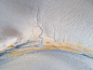 Tidal Paintings : Aerial photography? Art? Sometimes nature blurs the very fine lines between the two.This series documents a moment in time on the sands in a remote bay. When the last vestiges of the retreating tide make their way back into the ocean, sm