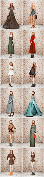 Ulyana Sergeenko’s debut AW 2011-12Collection 浪漫复古