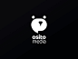 Osito Media Logo media osito oso bear brand logos logo