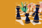 ANNUAL chess corporate enterprise ILLUSTRATION  live Performance report software Technology