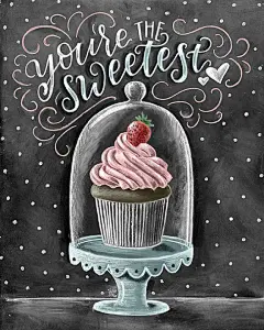 ♥你是最甜美的♥♥列表♥每个图像最初是用粉笔手绘的