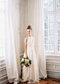 halter neck wedding dress - photo by Ciara Richardson
