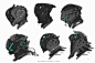 Scifi Full Helmet Designs 001 by benedickbana.deviantart.com on @DeviantArt