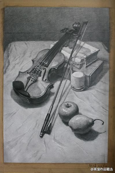 个人优秀作品投稿静物素描作品及步骤图via颜培art
