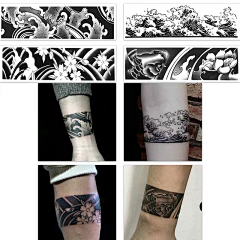 比利刺青TATTOO工作室采集到 臂环   纹身素材

