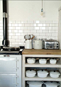 le crueset collection - http://remodelista.com/posts/kitchen-pots-as-color-accents