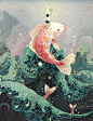 来自香港插画家Victo Ngai（Ngai Chuen Ching ）绘画作品