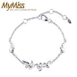 【Mymiss 亲子手链】Mymiss 亲子款925纯银镀铂金手链女 天使之翼翅膀银饰品 新春礼物@北坤人素材