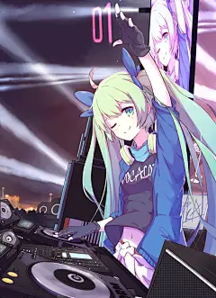 VOCALOID 同人图 插画 壁纸 | 16年EDM重制