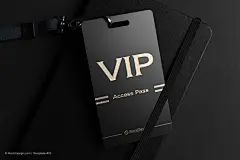 通过金属标签名片 -  VIP |  RockDesign豪华名片印刷：