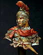 树脂兵人 1/10 古代盔甲罗马将军胸像 A372-淘宝网