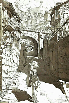 一万年年采集到速写风景