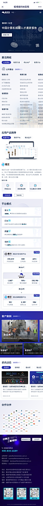 官网整套移动端长图专题设计