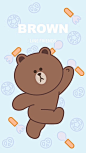 ▷Line Friends 布朗熊和可妮兔 ​​​​
