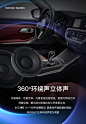 哈曼卡顿汽车音响宝马5系3系X1改装X3 X4 X5三分频同轴套装喇叭-tmall.com天猫