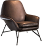 东方美域 新品设计师休闲椅北欧简约现代接待沙发椅卧室阳台椅子
