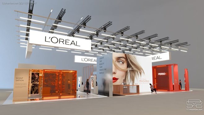 【L’Oreal】展台设计分享 – 52...