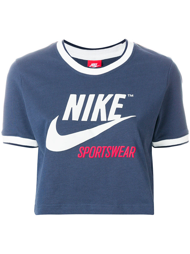 Nike 短款标志印花T恤