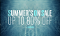 Summer's on Sale! Ends 7/20/12.